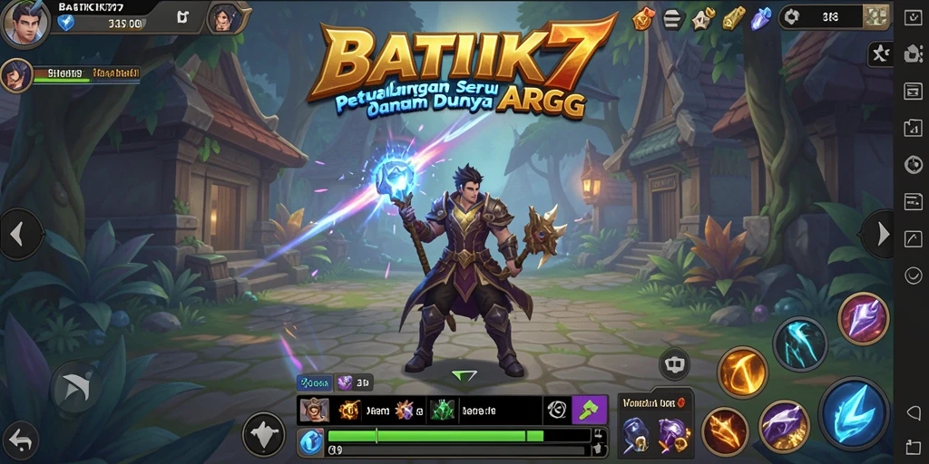 Screenshot gameplay BATIK77 menampilkan aksi seru dalam pertarungan.
