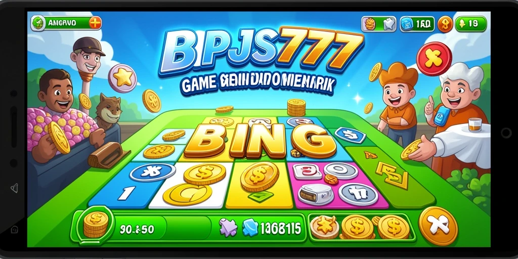 Screenshot gameplay Bingo dengan antarmuka yang menarik.
