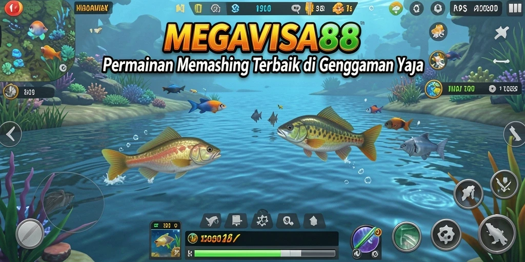 Tangkapan besar dalam permainan Fishing MEGAVISA88 yang penuh warna.
