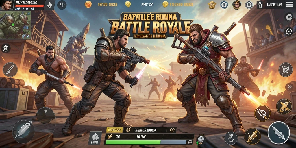 Pengalaman gameplay seru di arena Battle Royale MPO1221.
