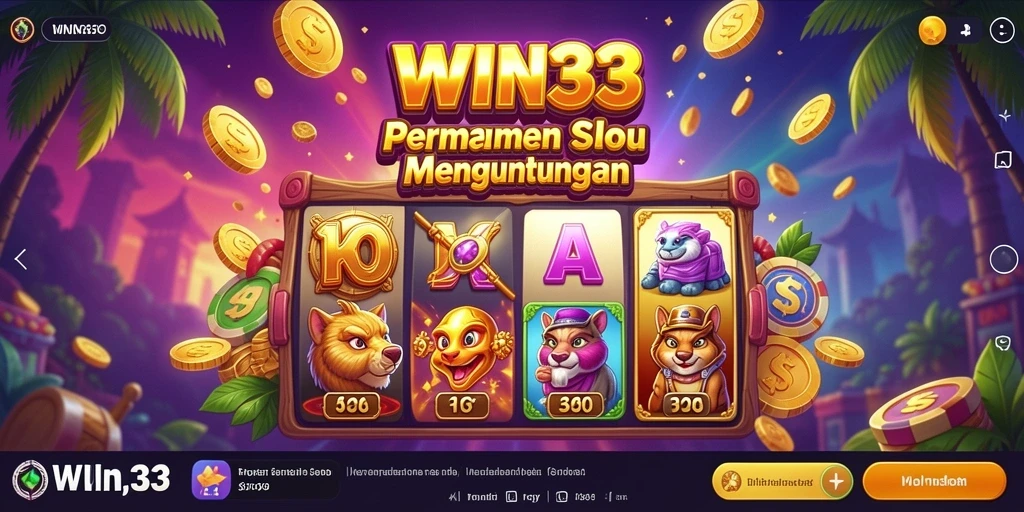 Tampilan gameplay menarik dalam permainan slot WIN33.